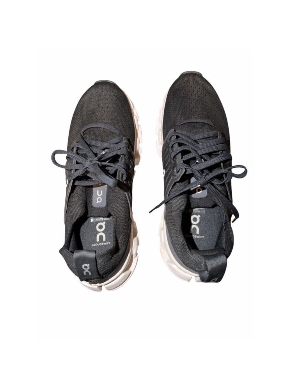 On Cloudswift Running Shoes - Black & White - Women’s Size 7 - EUC Worn Once - Picture 1 of 10